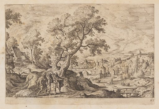 Plate 23, from Landscapes with Scenes from the Old and New Testament and Ovid’s Metamorphoses