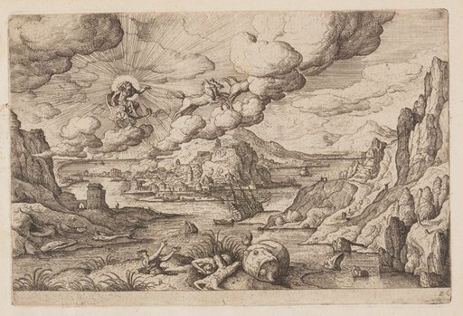 Plate 26, from Landscapes with Scenes from the Old and New Testament and Ovid’s Metamorphoses