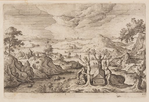 Plate 28, from Landscapes with Scenes from the Old and New Testament and Ovid’s Metamorphoses