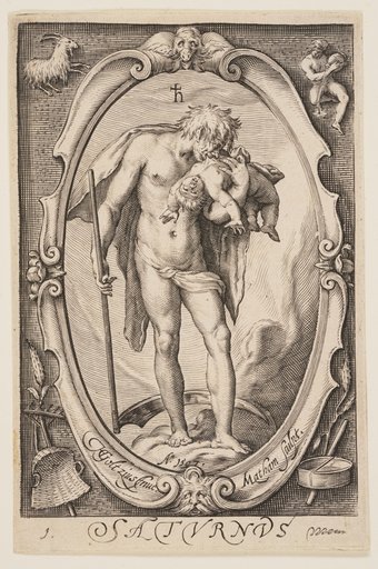 Saturnus (Saturn), from The Seven Planets
