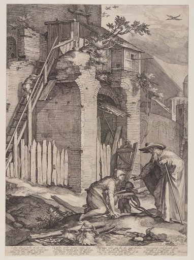 Prophet Elijah with the Widow of Zarephath