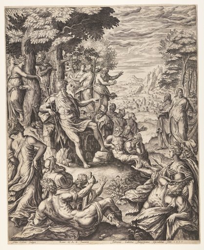 St John the Baptist Preaching