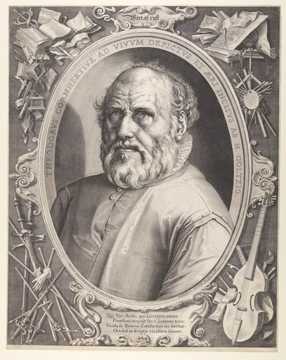 Dirck Volkertsz. Coornhert (with frame)