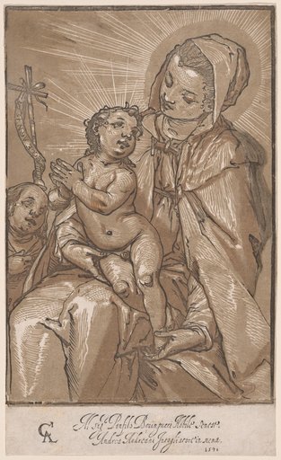 The Virgin and Child with Saint John the Baptist