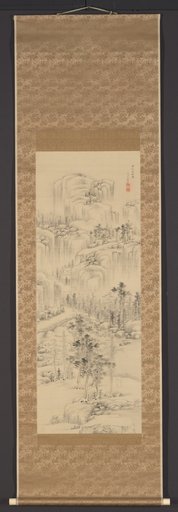 Trees in the Clouds on Layered Mountains (Jûzan umbokuzu)