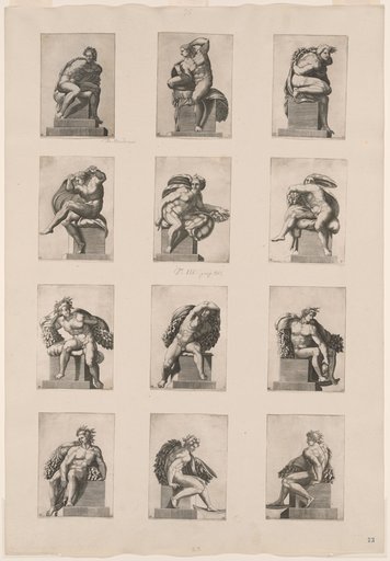 Figures from the Ceiling of the Sistine Chapel