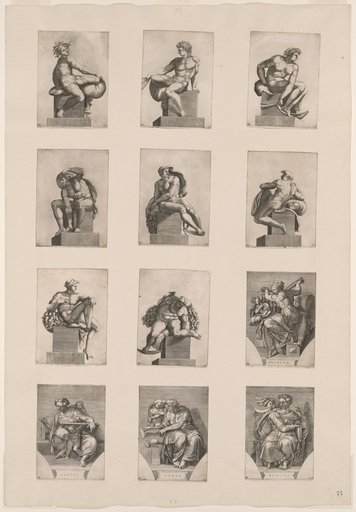 Figures from the Ceiling of the Sistine Chapel