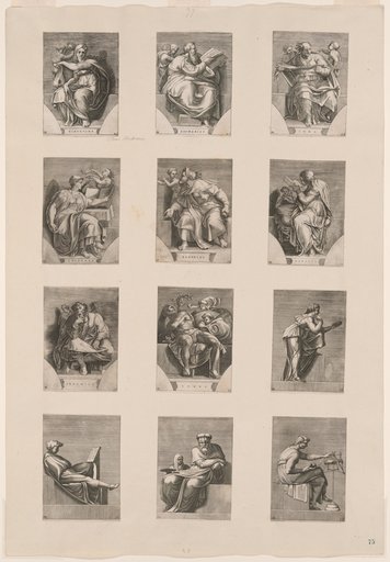 Figures from the Ceiling of the Sistine Chapel