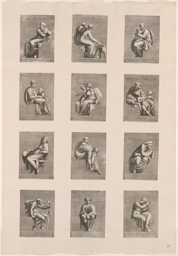 Figures from the Ceiling of the Sistine Chapel