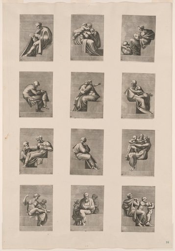 Figures from the Ceiling of the Sistine Chapel