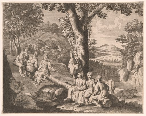 The Swing, Plate 11 from Pastorales