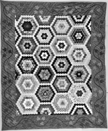 Bedcover (Mosaic or Honeycomb Quilt)