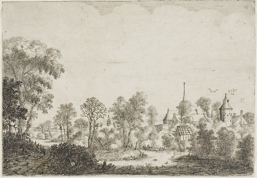 Landscape with a Man in a Boat