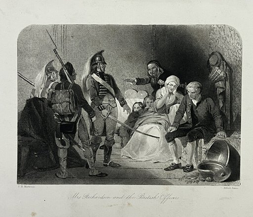 Mrs Richardson and the British Officers