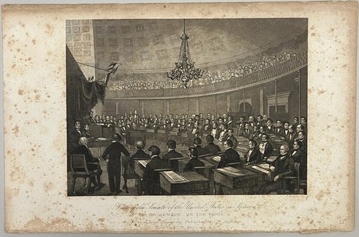 View of the Senate of the United States in Session
