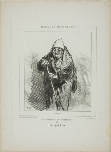 Les Invalides du Sentiment: Elle a joué Zaïre