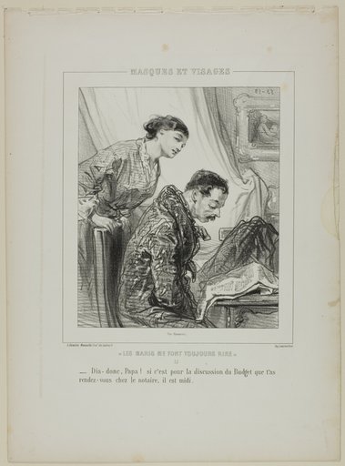 Say-So, Papa!, from Masques et Visages
