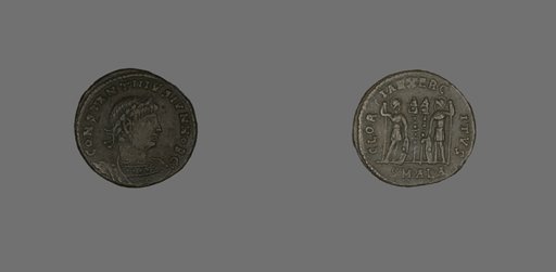 Follis (Coin) Portraying Emperor Constantine II as Caesar