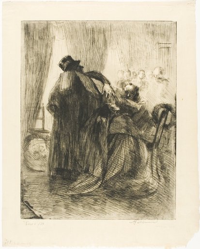 Bereavement, plate five from Woman