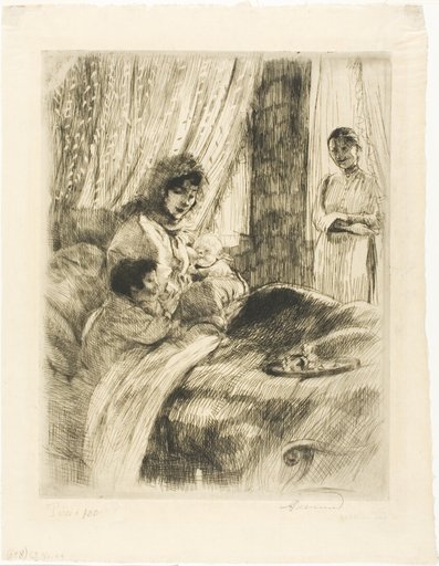 Breakfast, plate four from Woman