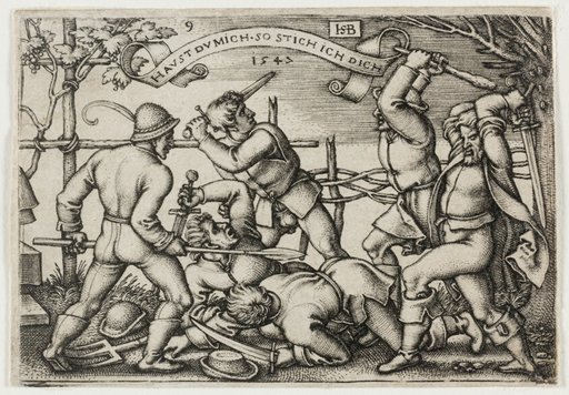 Peasants' Brawl, plate 9 from The Peasants' Feast or the Twelve Months
