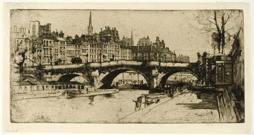 Pont Neuf, plate one from the Paris Set