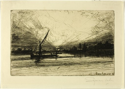 Sunset on the Thames