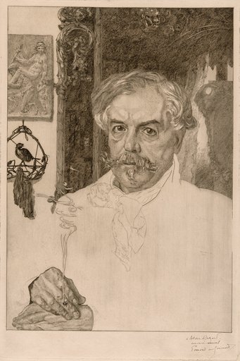 Portrait of Edmond de Goncourt