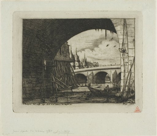 An Arch of the Pont Notre-Dame, Paris
