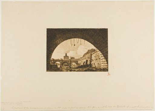 Pont-Neuf and the Samaritaine Seen from Under the First Arch of the Pont-au-Change, Paris