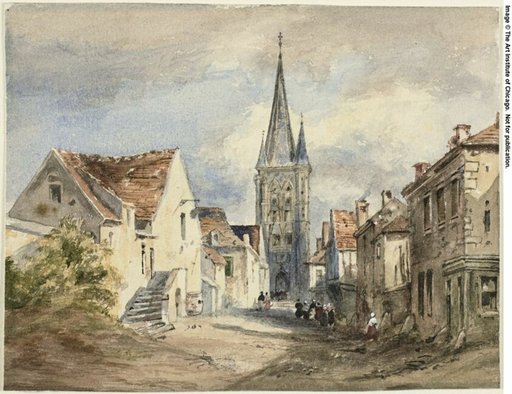 Street Scene in Northern France