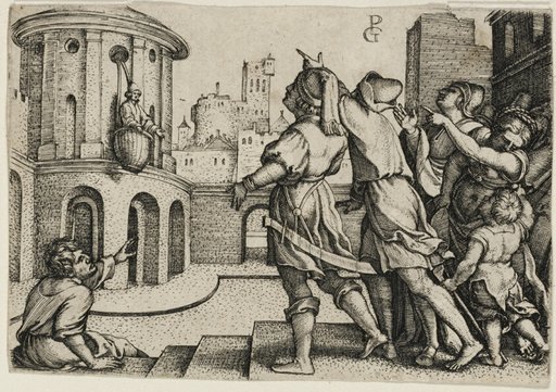 Virgil Suspended in a Basket, copy
