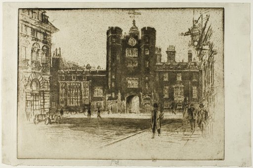 Saint James' Palace, from Saint James' Street