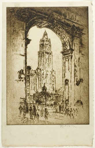 The Woolworth through the Arch