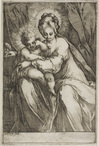 The Virgin and Child with a Rose