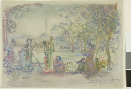 Scene on a Lake in the Morning