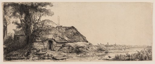 Landscape with a Cottage and a Large Tree