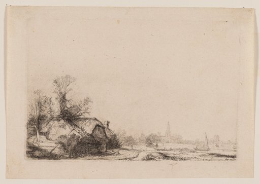 Cottage Beside a Canal With a View of Ouderkerk