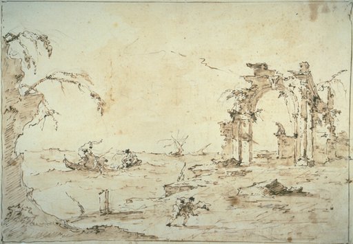 Capriccio with a Squall on the Lagoon