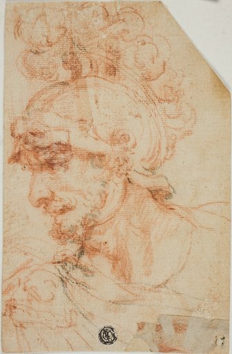 Bust of Helmeted Warrior in Profile