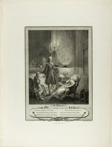 Winter Evening, from Monument du Costume Physique et Moral de la fin du Dix-huitième siècle