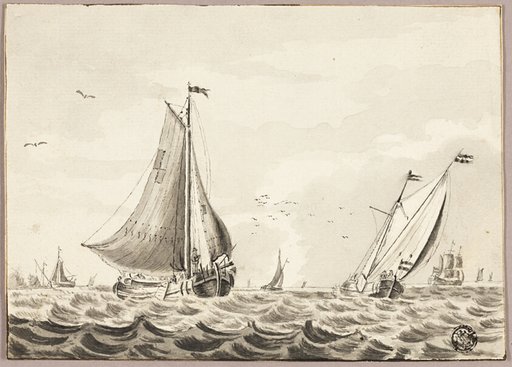 Sailboats on Sea
