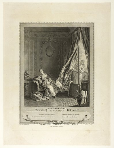 The Boudoir, from Monument du Costume Physique et Moral de la fin du Dix-huitième siècle