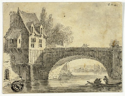 Bridge with House