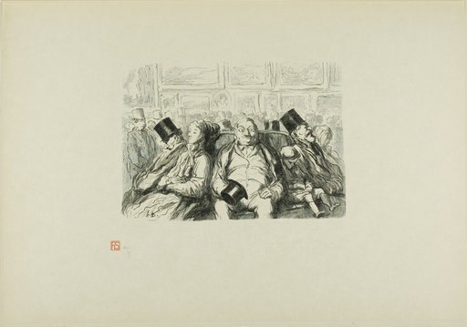 Paris, The great Art exhibition: In the Great Salon, A moment of reflection