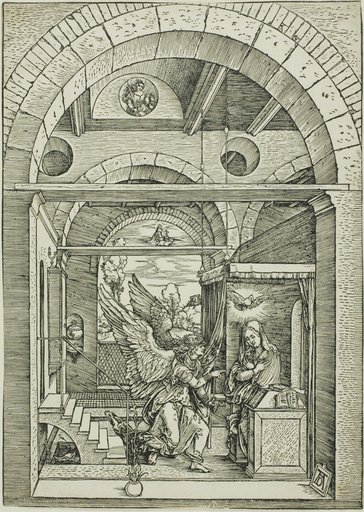 The Annunciation, from The Life of the Virgin