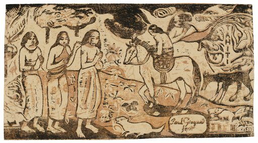 Change of Residence, from the Suite of Late Wood-Block Prints