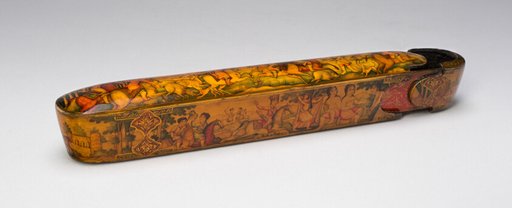 Pen Box with Hunting Scenes