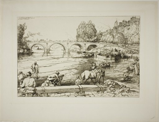 The Watering Place at the Pont Marie