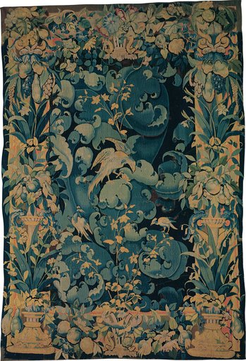 Large Leaf Verdure with Birds